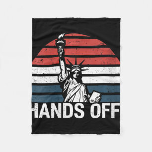 Manta Polar Mujer Anti Maga Resistance Estatua De La Mano De L