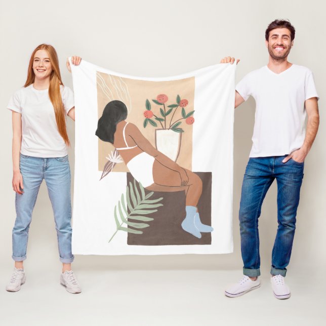 Manta Polar Mujer ardiente (In situ)