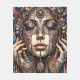 Manta Polar Mujer con elaborada fundamentación de inspiración 