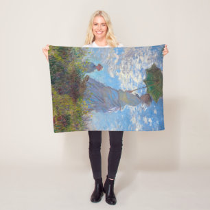 Manta Polar Mujer con Parasol, Monet