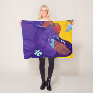 Manta Polar Mujer con un mango, Gauguin