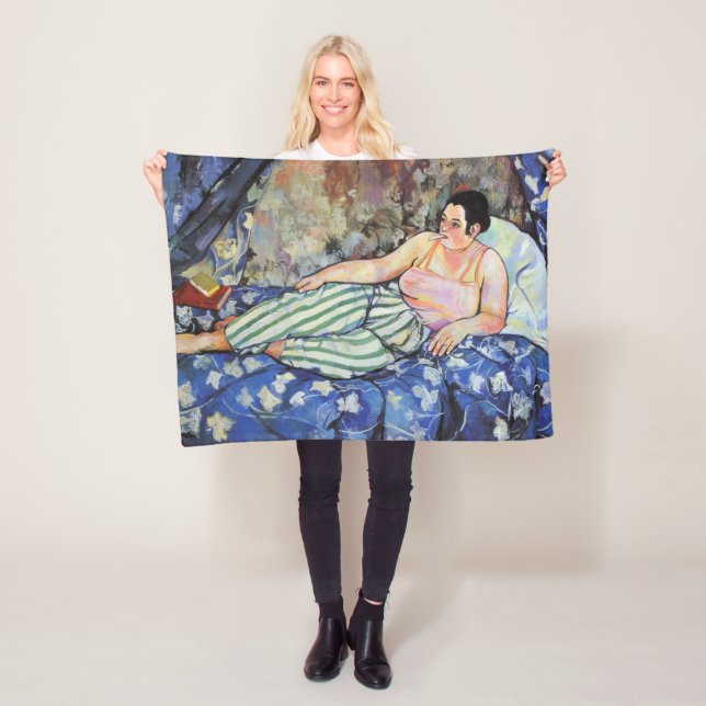 Manta Polar Mujer en la habitación azul (por Suzanne Valadon) (In situ)