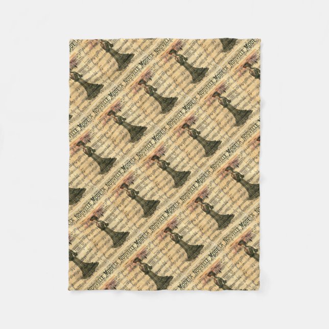 Manta Polar Mujer en modo Nouvelle (Anverso)