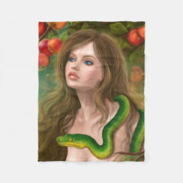 Manta Polar Mujer hermosa Eva y serpiente.