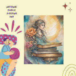 Manta Polar Mujer hermosa y mística, grandes libros