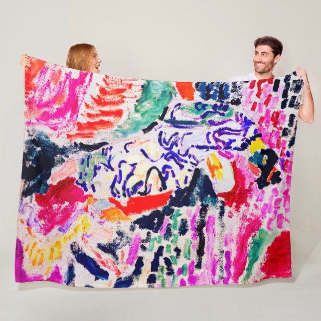 Manta Polar Mujer japonesa al lado del agua, Matisse (In situ)