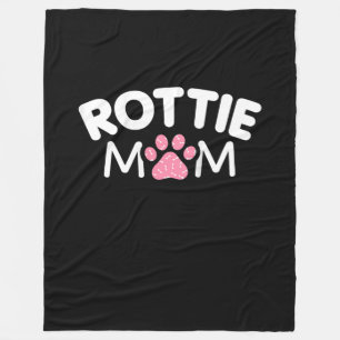 Manta Polar Mujer Rottie Mom Apparthotel Rottweiler Dueño Love