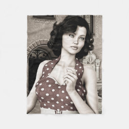 Manta Polar Mujer Vintage