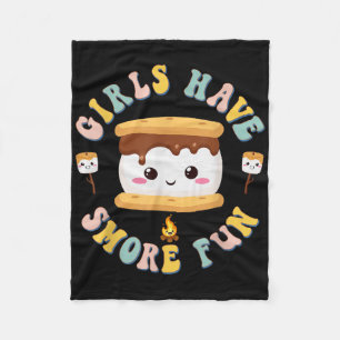 Manta Polar Mujeres Acampando Kawaii Smores Chicas Tienen Smor