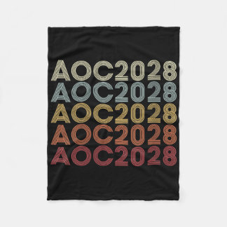 Manta Polar Mujeres Aoc 2028 A.C. 2028 Para Presidente Aoc 28 