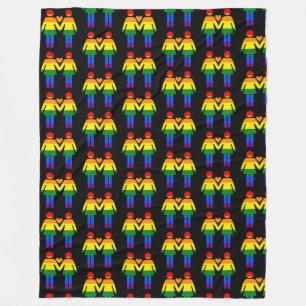 Manta Polar Mujeres arcoiris