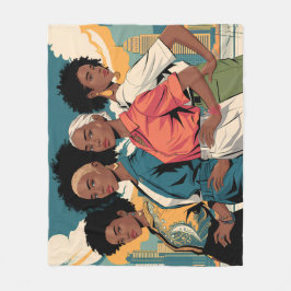 Manta Polar Mujeres empoderadas en la moda urbana