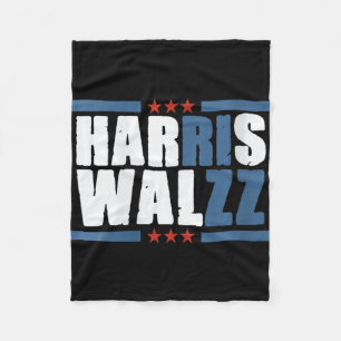 Manta Polar Mujeres Harris Wz Rizz Graciosa Votación Kamala Pr