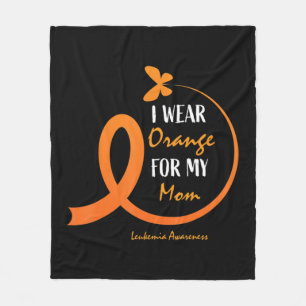 Manta Polar Mujeres Hombres Niños Que Uso Naranja Para Mi Mamá