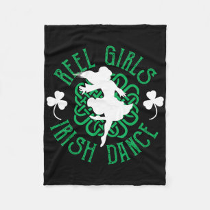 Manta Polar Mujeres irlandesas Step Dancer Step Step Step Danc