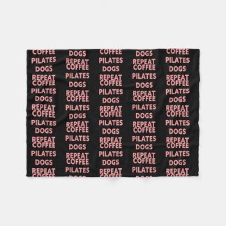 Manta Polar Mujeres Pilatos de café Perros repiten 