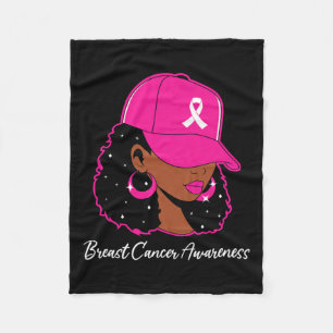 Manta Polar Mujeres Pink Crónica de Cáncer de Mama Guerrera Mu