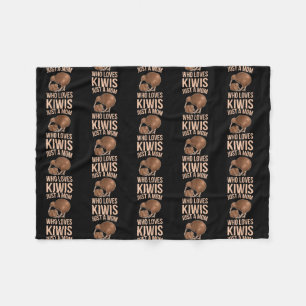 Manta Polar Mujeres Solamente una madre que ama a los kiwis Ci