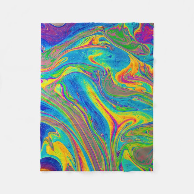 Manta Polar Multicolored painting (Anverso)