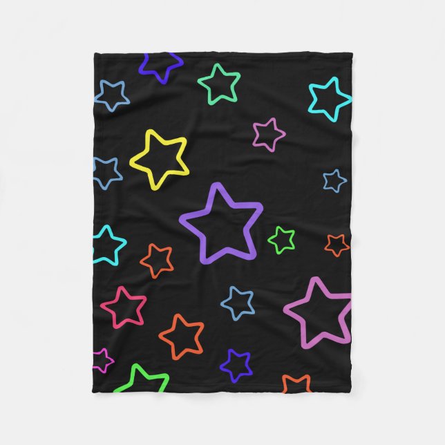 Manta Polar Multicolored Starry Night (Anverso)