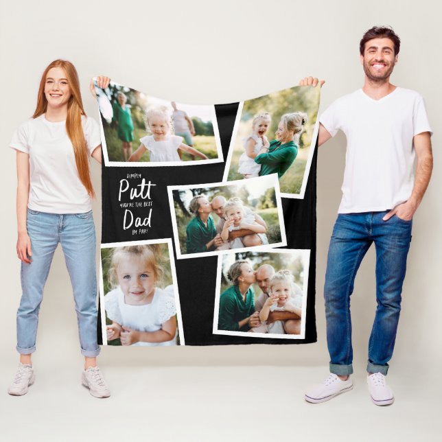 Manta Polar Multifoto moderna mínima de mi padre de golf (In situ)