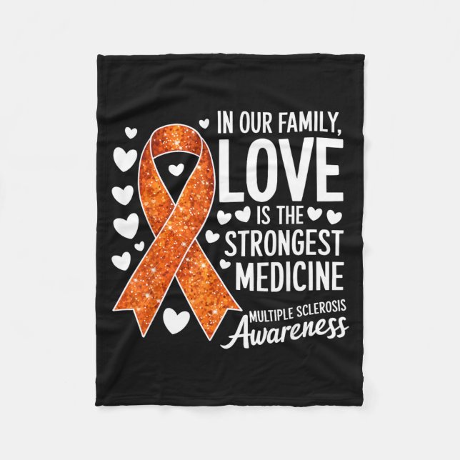 Manta Polar Multiple Sclerosis Awareness Month Love Strongest  (Anverso)