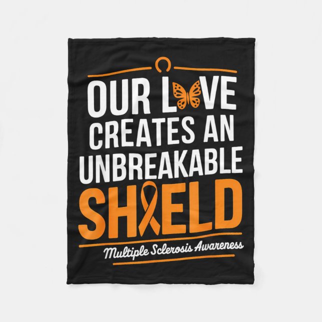 Manta Polar Multiple Sclerosis Awareness Month Unbreakable Shi (Anverso)