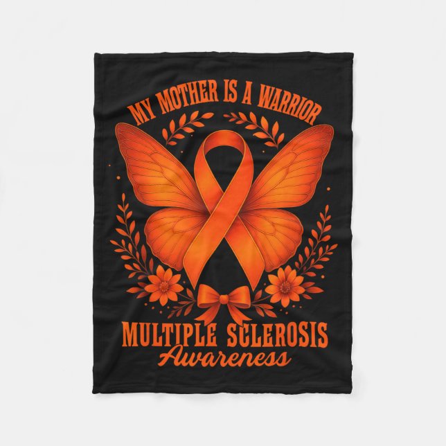Manta Polar Multiple Sclerosis Awareness Ms Warrior My Mother  (Anverso)