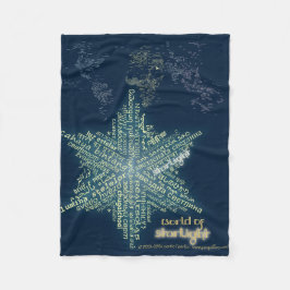 Manta Polar Mundo de Starlight Fleece Blanket