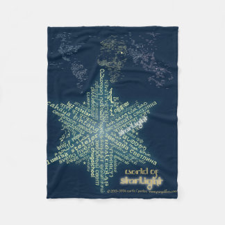 Manta Polar Mundo de Starlight Fleece Blanket