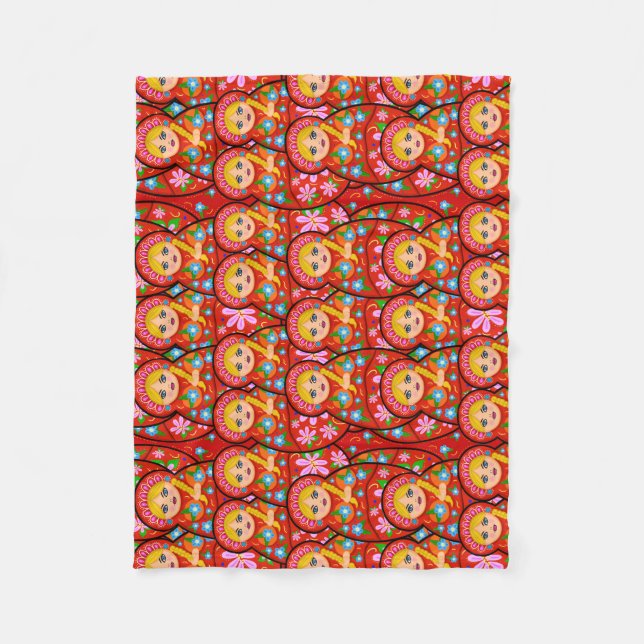 Manta Polar Muñeca rusa de la jerarquización - Matryoshka (Anverso)