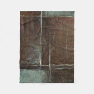 Manta Polar Muro de ladrillo rojo y gris