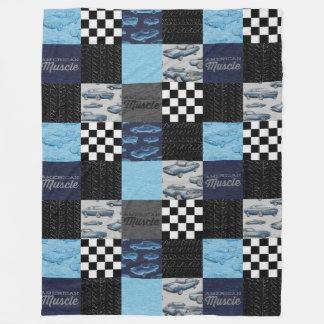 Manta Polar Músculo americano Carro Fleece Blanket - Azul