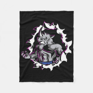 Manta Polar Músculos del rinoceronte Fitness Bodybuilding Leva