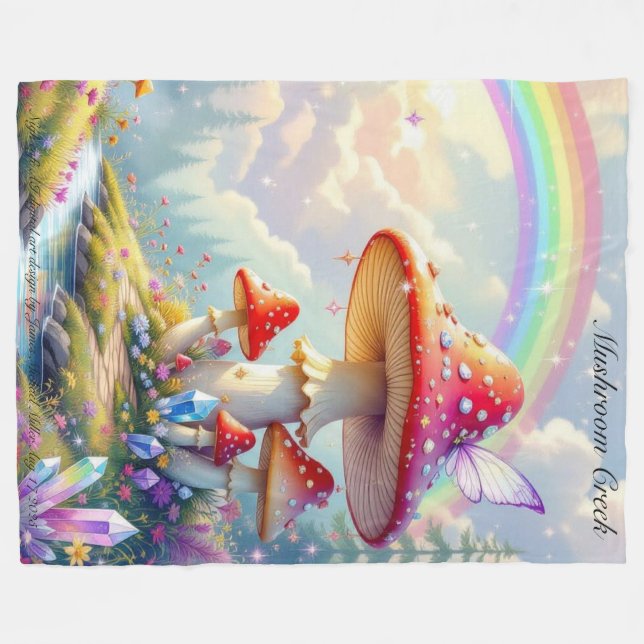 Manta Polar Mushroom Creek Fleece Blanket (Frente (Horizontal))