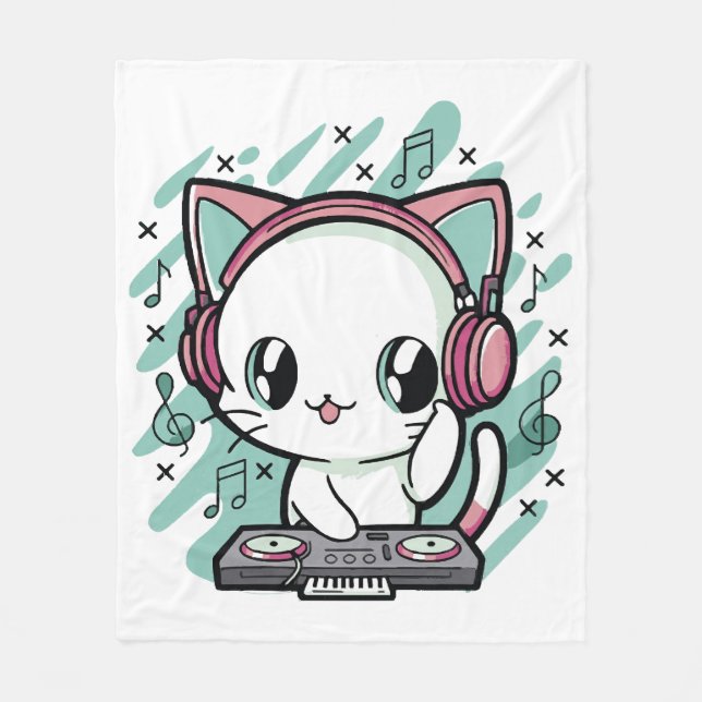 Manta Polar música de gato (Anverso)
