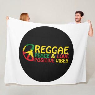 Manta Polar Música de reggae con citas positivas