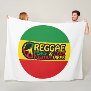 Manta Polar Música de reggae con citas positivas