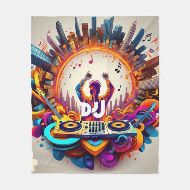 Manta Polar "Música en la Metrópolis" (Anverso)