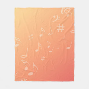 Manta Polar Música Peach