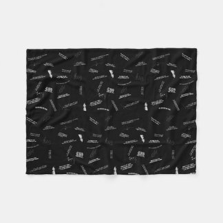 Manta Polar Musical Theater Inspirational Quotes Black & White