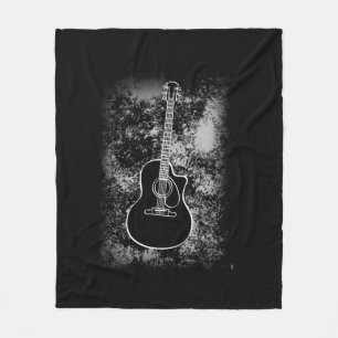 Manta Polar Músico de rock gráfico de guitarra Grunge Jazz