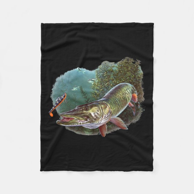 Manta Polar Muskie Hunter Musky Fisherman Fly Fishing Lure Nov (Anverso)