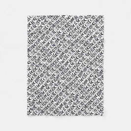 Manta Polar Mustache vintage Respetar el patrón del dolor de e