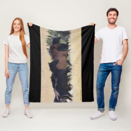 Manta Polar Mustangs Blanket