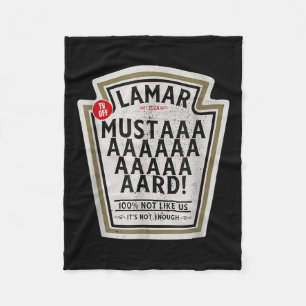 Manta Polar Mustard Lamar Tv Off Usa tu gracioso mostaza