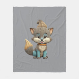 Manta Polar Muy lindo Fox