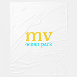 Manta Polar MV Ocean Park Fleece Blanket