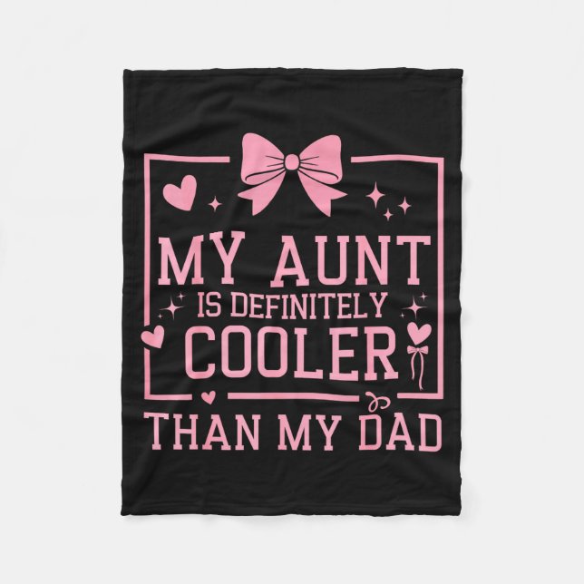 Manta Polar My Aunt Is Definitely Cooler Than My Dad Niece Nep (Anverso)