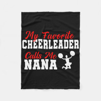 Manta Polar My Favorite Cheerleader Calls Me Nana Funny Nana 